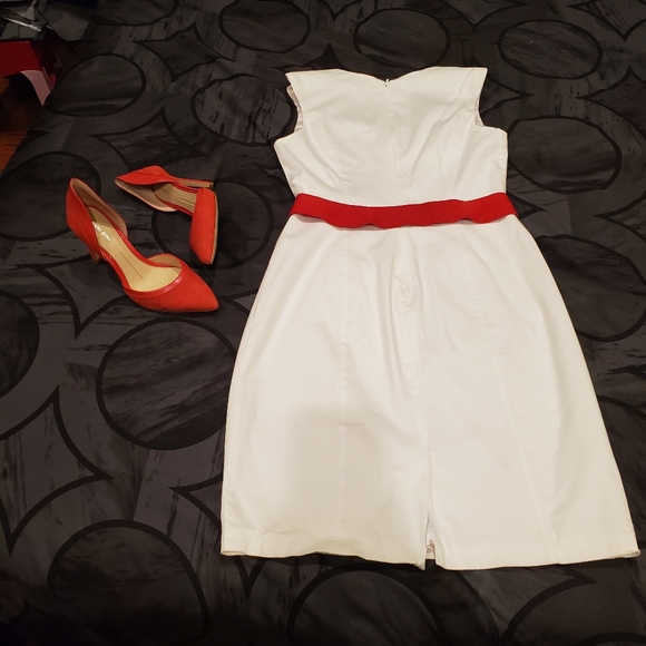 White House Black Market white dress - Picture 2 of 2